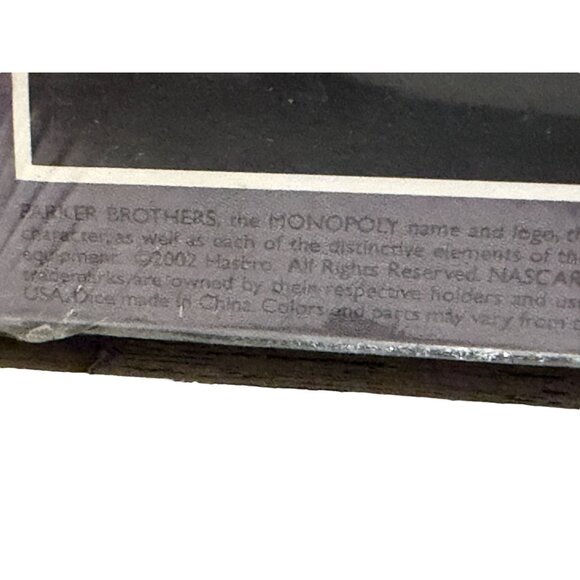 Monopoly NASCAR Collectors Edition Board Game Parker Brothers Sealed 2002 - Picture 4 of 4